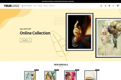 Art and Photography Website Template